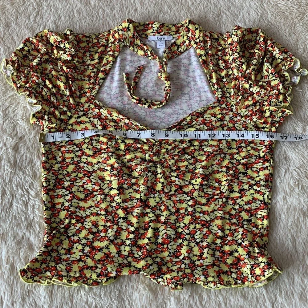 Bar III  blouse floral size large - Picture 8 of 16